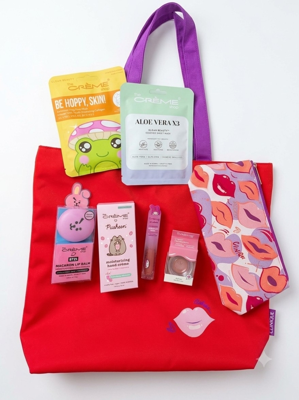Clinique Makeup Bag And Cosmetic Pouch With The Crumb Shop Items